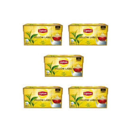 Lipton Yellow Label Demlik Poşet Çay 100 x 5 Paket 500'lü