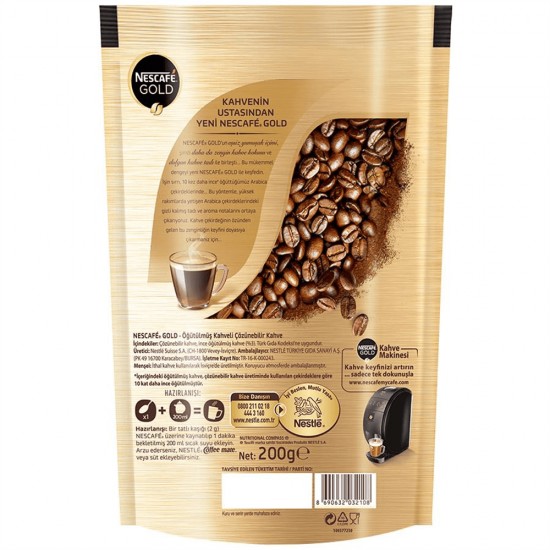 Nescafe Gold 200 gr x 4 Adet