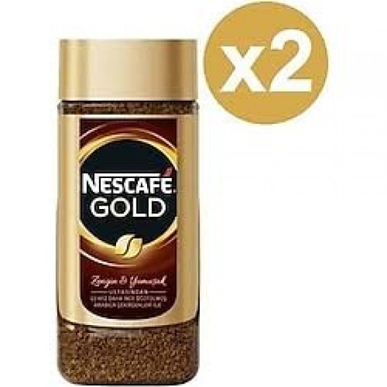 Nescafe gold 200gr kavanoz 2li avantaj paketi