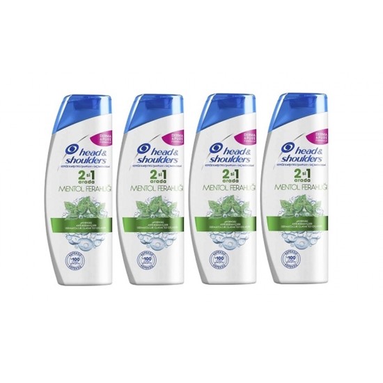 Head&Shoulders 2 Si 1 Arada Mentol Ferahlığı 450 Ml x4